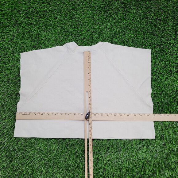 Vintage Healthcare Cropped Sweatshirt Womens XL 21x14 White - Picture 4 of 11